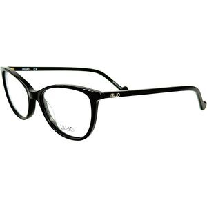 LIU JO LJ2711 Womens Plastic Eyeglass Frame 001 Ebony 52-17
